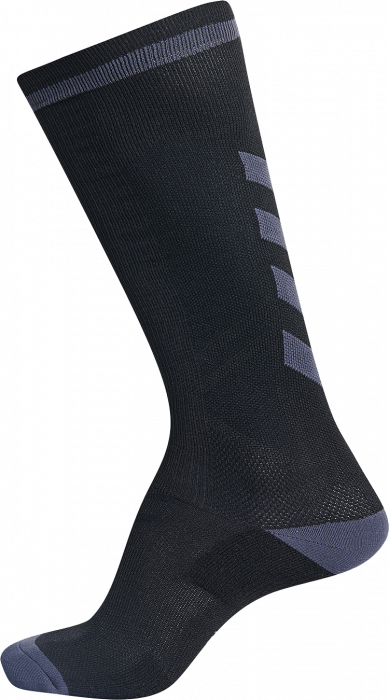 Hummel - Elite Indoor Sock Long - Preto & asphalt