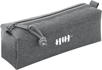 Quadra/Bagbase - Hih Pencil Case - Grey Marl