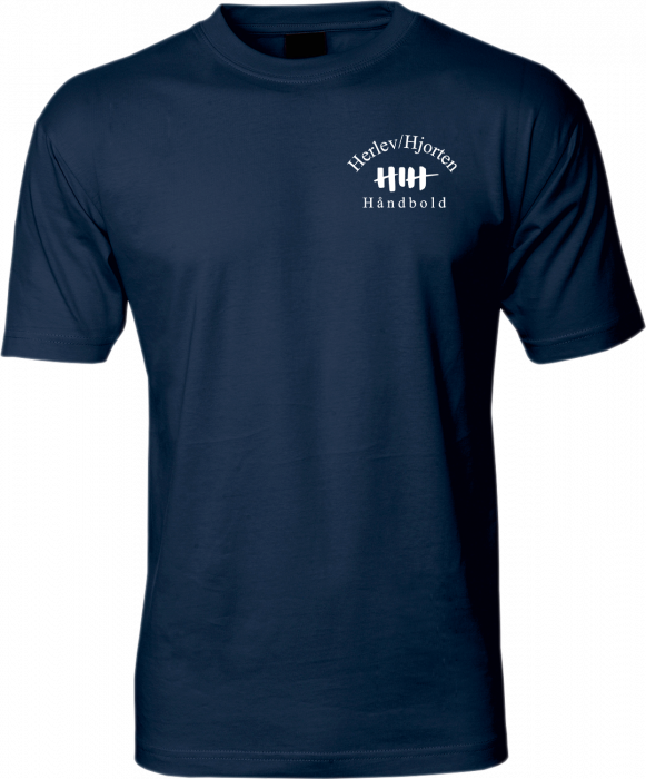ID - Hih Bomulds T-Shirt - Marino