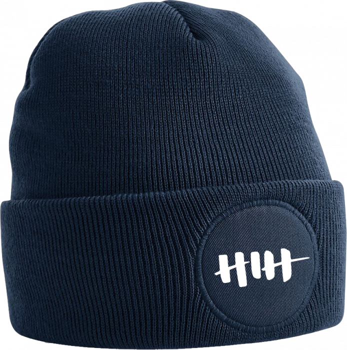 Beechfield - Hih Cap With Logo - Navy