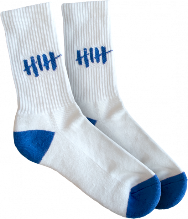 Sportyfied - Hih Sock - Wit & blauw